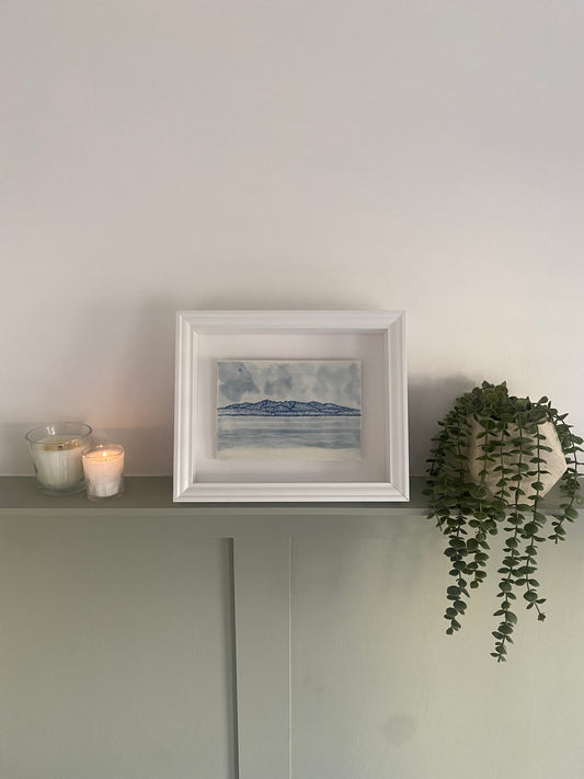 Arran Silhouette Ceramic Wall Art Tile - rectangle