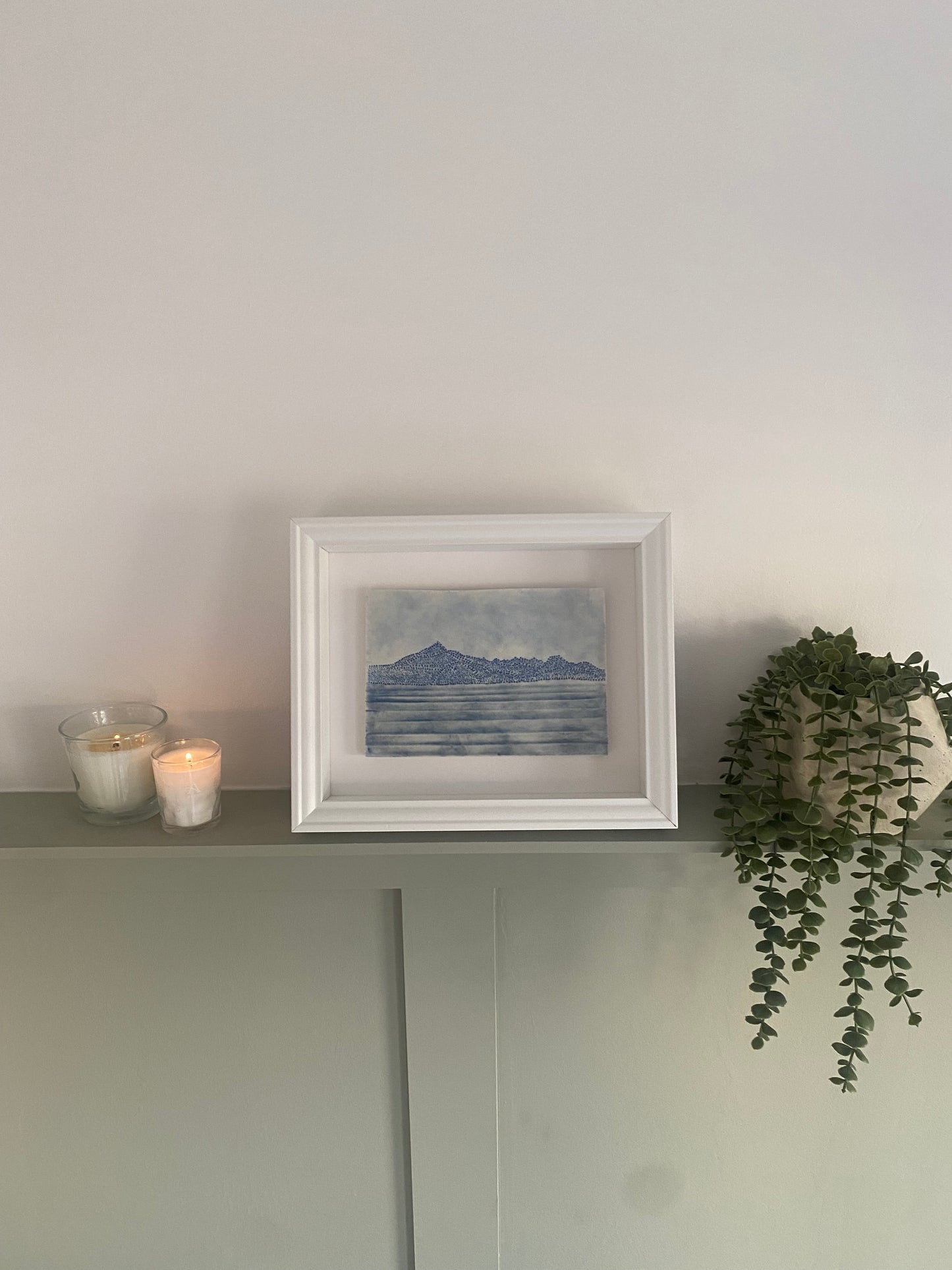 Cuillin Ridge from Elgol Ceramic Wall Art Tile