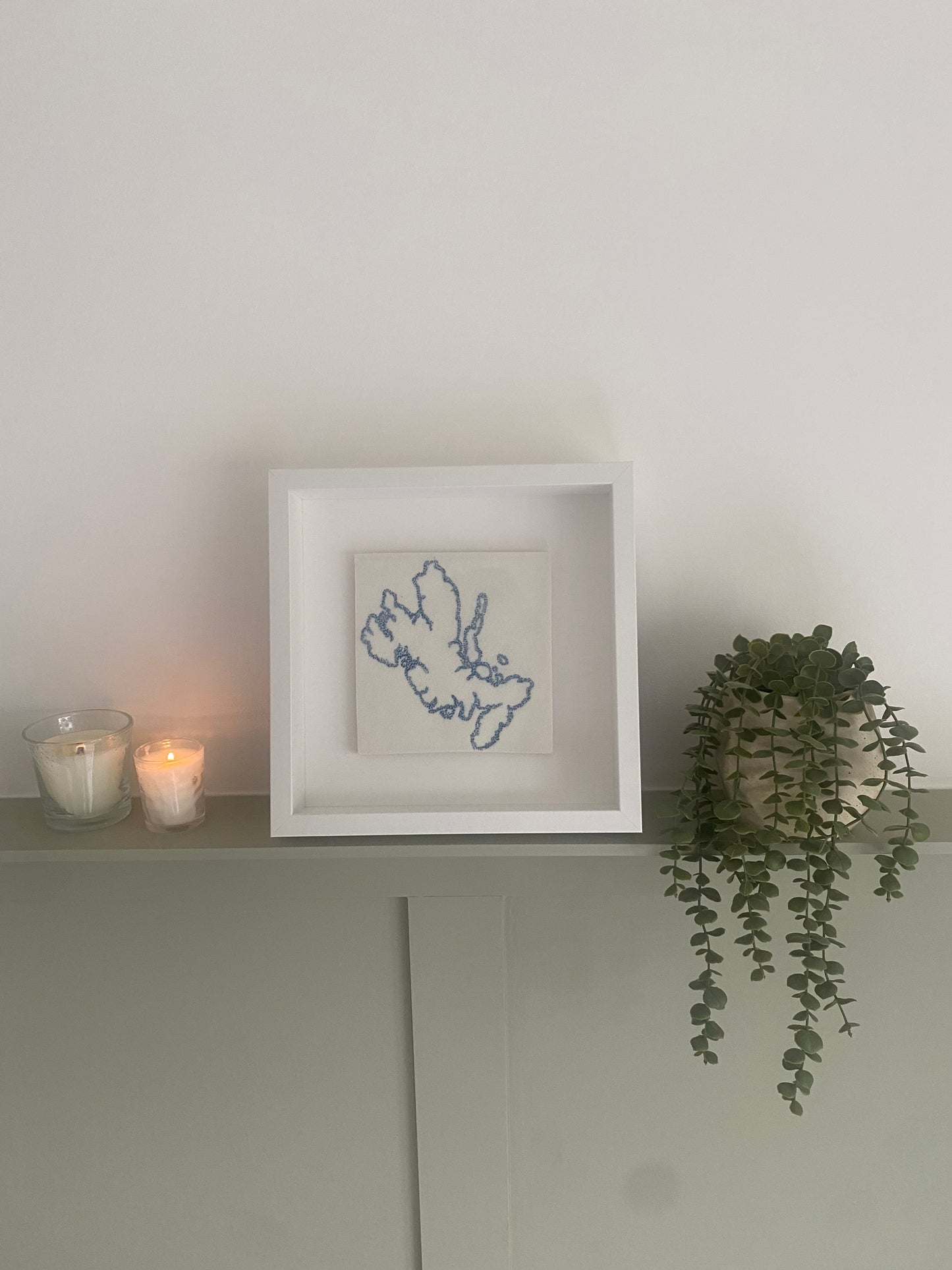 Skye Outline Ceramic Wall Art Tile