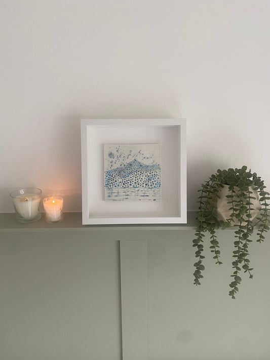 Goatfell Silhouette Ceramic Wall Art Tile - Sale